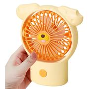 Générique Mini ventilatore portatile | Funziona a batteria, angolo regolabile, silenzioso, ricaricabile, nomade, pratico - Campeggio pesca spiaggia vacanze