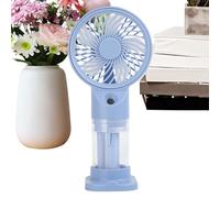 Générique Misting Fan, Foldable Personal Fan with Mist Spray, 3-Speed Portable Air Cooler, Compact Cooling Solution for Summer Travel, Camping, Beach, Palestra, Casa, Shopping, and Picnic Use