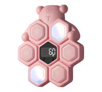 Générique Misuratore di salto in Altezza, Sensore di Tocco di Altezza con Posteriore Vocale, Display LED Allenatore Interattivo Accessori di Esercizio per Adolescenti Casa Scuola