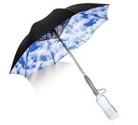 Générique mit Nebelspray, tragbarer mit - Sonnenschutzschirm mit Ventilator,Tragbarer Sonnenschirm mit UV-Schutz für, Sport, Spaziergänge im Sommer