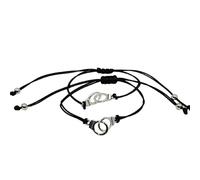 Générique Mm - Bracciale da donna, anelli per coppia di adolescenti, sorelle, amici, amicizia, famiglia, frasi messaggio, regalo rodonite anelli, Taglia unica, Metallo, Nessuna pietra preziosa