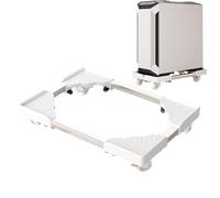 Générique Mobile CPU Stand, 53 x 34 cm/20.87 x 13.39 pollici Telescopic Waterproof | Movable Floor Computer Stand - for Meeting Room Living Room Study Washing Machine Plant Port Suitcase Home