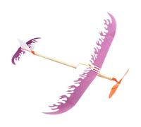 Générique Modello aereo,Kit aereo alimentato da elastico - Giochi di volo con aliante per, studenti, adulti, ragazze, sport e attività all'aperto