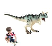 Générique Modello di Dinosauro, modelli realistici Dinosauro,Carnotaurus Triceratops Statua Toy - Decorazioni realistiche per il modello animale di Dinosauro per collezionista
