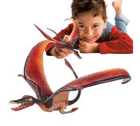 Générique Modello di pterosauro ycezw - Figura realistica, creatura alata dettagliata | Volante Dinosaur Giocattolo strutturato Skin Sala Giochi, educativo pterodattilo Giurassico Apprendimento, Idea