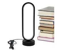 Générique Modern Table Lamp - Soft LED Night Stand Light, Adjustable Brightness Reading Lamp, Sl esign, Energy Efficient Illumination, Home and Office Lighting for Bedroom, Desk, Dorm