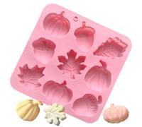Générique Molds in silicone per Baking, Fall Decor Crafting Tools per il Ringraziamento, 9-Cavity Silicone Baking Pans Cupcake Molds, Resin Soap Chocolate Cake Candle Crafts Home Decor