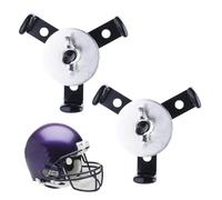 Générique Monte Casco Da Calcio - Rack Pesanti Servizio | Supporto Display Casco Da 2 Pacchetti Per Parete Garage | Organizzatore Memorie Sportive Per Soggiorno Bar Ingresso