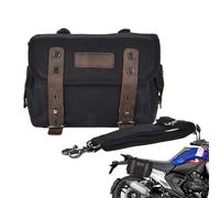 Générique Motorcycle, Detachable Canvas Saddlebags for Motorbikes, Tail and Side Panniers, Multifunctional Motorcycle Storage for Motorbike, Electric Bike, Touring, Commuting, and Outdoor Riding
