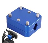 Générique Motorcycle GPS Bracket - Alluminio Lega 12-16mm Mount, Rustproof, Anti-Vibrazione, Easy Installation, Secure Holder, Navigation Support, Blue Red Black | Motorbike Riding, Outdoor Adventure