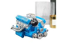 Générique Motore Model, Miniature Engine, Creative Resin Craft, Detailed Desk Ornament, Sturdy Display Piece, for Home, Garage, Classroom, Workshop, Birthday and Collector Use