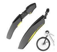 Générique Mudguards for Bicycles | Dirt Splashing Cover - Fronte Splashing Cover Rear Mudguard Protection from Water Dirt Gravel for 24/26/27,5 inch Mountain Bicycles Cycling Riding