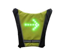 Générique Multiuso Led Turn, Signal Vest Reflective, Running Gear Versatile | Portatile Luminous Safety, Warning Direction Backpack, With Remote Controller, For Night Cycling, Running Walking Hiking, Bag