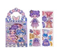 Générique Muñecas De Vestir Magnéticas: Muñeca De Vestir Con Imán, Juego Juguetes Muñeca Dres, Lindos Conjuntos Combinados, Juguete Muñecas Dressing Para Niños Para El Hogar, Aula, Aman