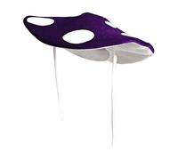 Générique Mushroom Hat - Party Cap With Wide Brim, Creative Playful Cartoon Beret | Plush Mushroom Cosplay Accessory Oversized Design For Teens Adults Festival Carnival Halloween Stage Performance