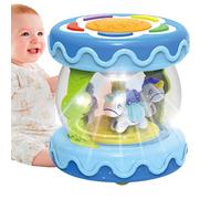 Générique Musical Drum Toy - Musicals Light Up Rotating Toys | Creative Novelty Crawling Learning Electric Drums | Rotating Electric Drum for | Light Up Musicals Learning Toy for Birthda