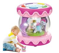 Générique Musical Drum Toy - Musicals Light Up Rotating Toys | Creative Novelty Crawling Learning Electric Drums | Rotating Electric Drum for | Light Up Musicals Learning Toy for Birthda