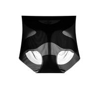 Générique Mutandine da donna tinta unita ed elastica per Galber la Silhouette, intimo Shapewear per una forma affinata, confortevole e discreta sotto i vestiti, Nero7, XXL