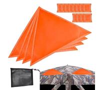 Générique Nascondiglio da caccia arancione - Tenda di sicurezza impermeabile,Patch magnetiche ad alta visibilità con borsa a coulisse per le donne e guida