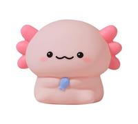 Générique Night Light, Axolotl Silicone Glow, Dimmable Bedside Sleep Aid, Ricaricabile Timed Nursery Lamp, Animal Desk Decor, Children Room Lighting Solution, Portatile Small Pink