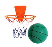 Générique No Sound Pallacanestro Indoor, Silent Bouncing Training Ball, Soft Soundless Basketball for Quiet Dribbling, Noise- Sports Ball for Outside Practice and Skill Enhancing