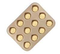 Générique Non stick Baking Tray Muffin Cake Pan | Metal 26,5 × 35 cm Easy Clean Smooth Bakeware Mold | Reusable Oven Baking Sheet For Cupcakes Muffins Dessert Cooking Tool Kitchen Tray