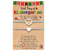 Générique Nonna Gioielli Torna a scuola regali madre figlia braccialetto set per 2 giorno scuola braccialetto mamma e me bracciali per madre figlia ragazze ragazzi Mm naturale Gioielli, Taglia unica