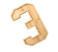 Générique Numbers Charcuterie Board Reusable - Serving Tray Fillable Fruit, Cheese Biscotti Candies, Cioccolati Laurea Compleanno Parties Gatherings | Multipurpose Outdoor Indoor Utility