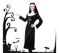 Générique Nun Dress - 3 pezzi Lightweight Layered Cosplay Outfit