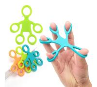 Générique Nuovo Dito Mano Maniglia Silicone Anello Morsetto Rinforzatore Esercizio Allenatore Banda Resistenza Fitness Expander Barella 3 Livelli