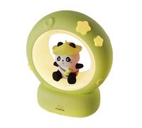 Générique Nursery Panda Moon - Lampada notturna per bambini, 3 livelli di luminosità con controllo tramite tocco, luce morbida, stile cartone animato, decorazione per la creazione