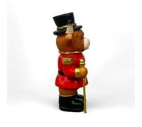 Générique Nutcracker Christmas Decor - Funny Resin Nutcracker Cow - Piccole figure Soldier Animal Decor | Home Living Room Table Shelf Mantel Fireplace Indoor Office Party Favors
