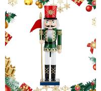 Générique Nutcracker Soldier - Classic Ornament, Figurine | Nutcracker Soldier Doll in Redcoat Form, Traditional Holiday Wooden Detail, Collezionista, Decorative Item for Mantel, Living Room