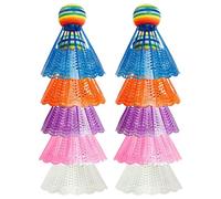 Générique Nylon Rainbow Badminton - Kit Navetta Sportiva, Bright | Set Badminton colorato durevole, in Nylon per Uso Domestico, Giochi di Giochi, Allenamento GY