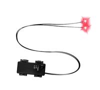Générique Occhi Brillanti - Luce Timer del Globo Occhio Voyeur da 29,53 Pollici | per Scheletro Spaventose Decorazione Horror LED Tombale Spaventosa Batteria per