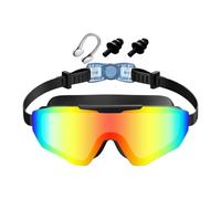 Générique Occhiali da bambino - Maschera ad ampia visione con clip per naso e tappi per le orecchie, occhiali da piscina, per vacanze estive, viaggi all'aria aperta, immersione, snorkeling, spiaggia