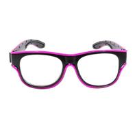 Générique Occhiali da festa, Led Sunglasses, Flashing Light-Up Feature, Ricaricabile Glow Design, Luminous Eyewear for Kids Adult, Raves, Cosplay, Festival, Party Decorations, 6,3 x 2,05 Inches