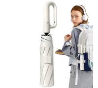 Générique Ombrello Da Viaggio Pieghevole Antivento Automatico Con Maniglia, Ombrellone Di Protezione Da Sole E Pioggia, Tenda Portatile Compatta Con Apertura E Chiusura Automatica | Per La Ra, Blu