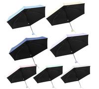 Générique Ombrellone compatto - Mini ombrellone da esterno, UPF 50+ Ombrello leggero e , mini ombrello da viaggio per la pioggia all'aria aperta, leggero e portatile Reg, Blu