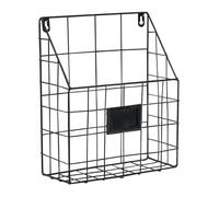 Générique Organizzatore di file da parete - Supporto per brochure | Supporto da parete per giornali-organizzatore di stoccaggio di materiali in ferro per