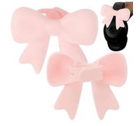Générique Ornamenti a Forma di Nodo per Cuffie Audio | Supporto in Silicone 3D a Forma di Farfalla - Set di 2 fascette per Cuffie | per telelavoro Viaggi Studio Relax