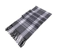 Générique Oro Perla Cultura morbida e leggera, scozzese scozzese scozzese tartan, regalo per uomini, donne e bambini Seta Nero E Bianco, Gy2, Taglia unica