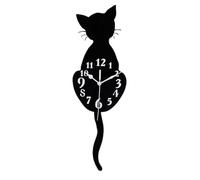 Générique Orologio da parete - Design Gatto Silenzioso e senza Tic-| Orologio da parete silenzioso | per il soggiorno, , il dormitorio, l'hotel, l'appartamento, le imprese e il