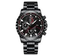 Générique Orologio da uomo con display analogico, in acciaio inox e acciaio inossidabile, impermeabile, per orologio da polso per attività e libero, stile e durevole per ogni occasione, a, Se