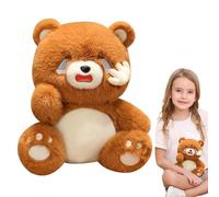 Générique Orso di peluche - morbido a forma di cuscini decorativi per abbracci, orsacchiotto alle lacrime, idea regalo per San , compleanno, Natale