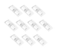 Générique Outdoor Light Hangers For String Lights | 10 x stringhe stringhe Light Outdoor Clips Hooks,4,6 x 2,2 cm Long Serving Effortless Wire Placement Christmas Lighting Hooks for Fairy Lights