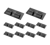 Générique Outdoor Light Hangers For String Lights | 10 x stringhe stringhe Light Outdoor Clips Hooks,4,6 x 2,2 cm Long Serving Effortless Wire Placement Christmas Lighting Hooks for Fairy Lights