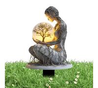 Générique Outdoor Statua - Garden Statue - 2D Acrylic Figurine Stake | Acrylic Goddess Statue Garden Sculture Lawn for Home Yard Outdoor Walkway Patio Lawn Porch Landscape Flower Pot