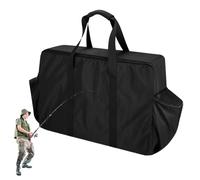 Générique Outdoor Stove Carry Bag - Black Color Portable Protective BBQ Tool Storage | Outdoor Gear Organizer, Reusable Grill Utensil Carrier, Small Tank Accessories, Foldable for Barbecue