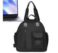 Générique Outdoor Waterproof Pack, Waterproof Shoulder Bag, Travel Backpack Organizer, Book Bag Waterproof, Large Fashion Backpack, Multipurpose Shoulder Bag for Books Cosmetics Phones, Nero , Se